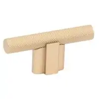 Giulio Knurled T Knob Gold